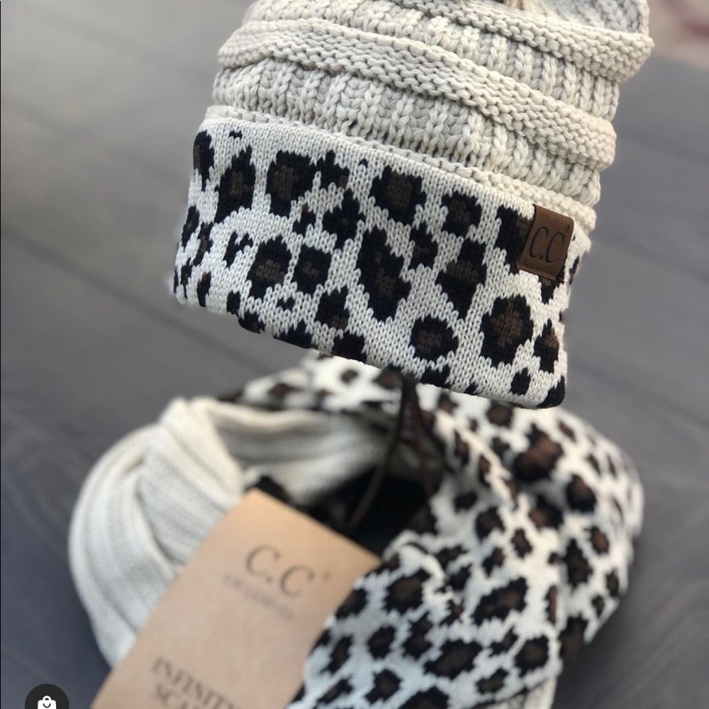 CC Beanie and Infinity Scarf super cute